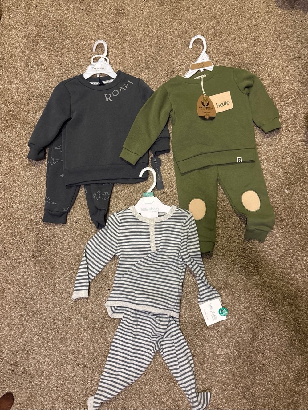 12 M Long Sleeve 2 Piece Outfit Bundle